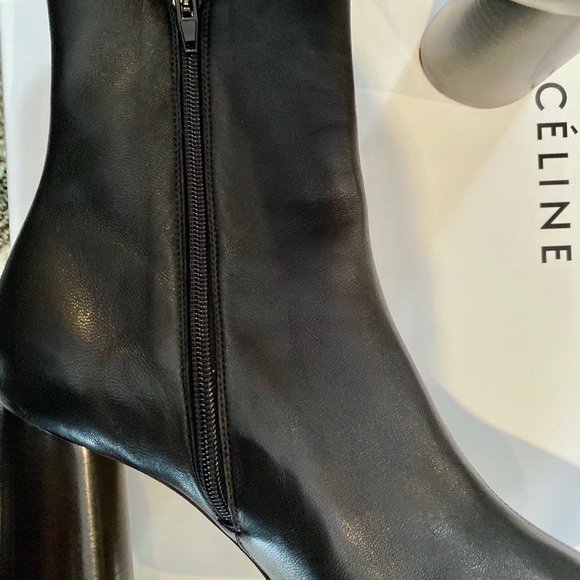 Céline Elliptic Nappa Lambskin Ankle Boot - Picture 4 of 8